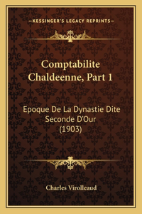 Comptabilite Chaldeenne, Part 1