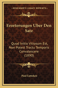 Erorterungen Uber Den Satz