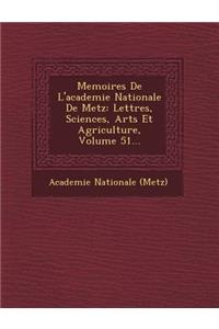 Memoires de l'Academie Nationale de Metz
