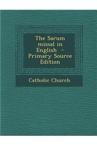 The Sarum Missal in English