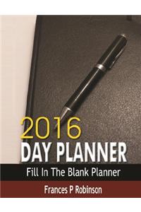 2016 Day Planner