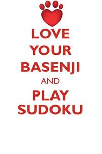 Love Your Basenji and Play Sudoku Basenji Sudoku Level 1 of 15