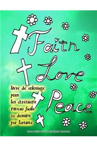 Livre de coloriage pour les chrétiens niveau facile 20 dessins par l'artiste
