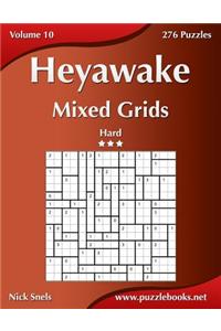 Heyawake Mixed Grids - Hard - Volume 10 - 276 Logic Puzzles