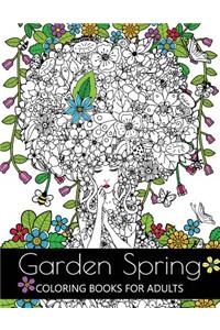 Garden Spring coloring books for Adults