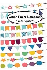 Graph Paper Notebook - 1 Inch Squares - Trees: Graph Paper, 1 Inch Squares