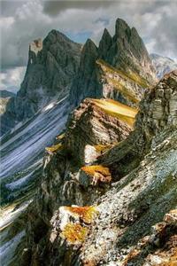View of the Dolomites Mountains in Italy Travel Adventure Journal