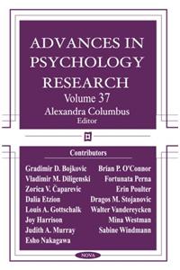 Advances in Psychology Research