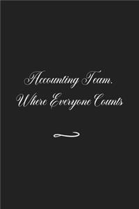 Accounting Team. Where Everyone Counts
