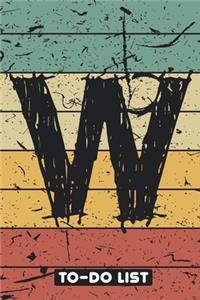 W To-Do List
