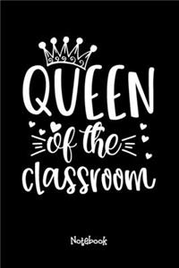 Queen Of The Classroom Journal Black Cover