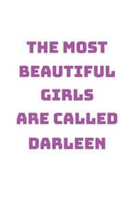 Darleen Girl Woman Notebook