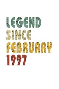Legend Since February 1997