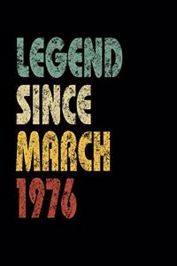 Legend Since March 1976