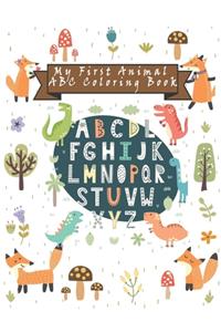 My First Animal ABC Coloring Book