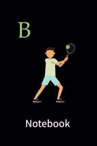 Tennis players notebook B