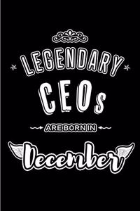 Legendary CEOs are born in December