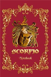 Scorpio Notebook - A Notebook for Scorpio Zodiac Sign People, 6x9 -(120 pages)