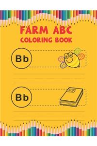 Farm Abc Coloring Book
