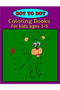 Dot to dot Coloring books For kids ages 3-5