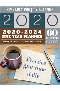 Five Year Planner 2020-2024