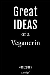 Notizbuch für Veganer / Veganerin