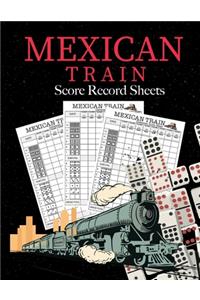 Mexican Train Score Record Sheets