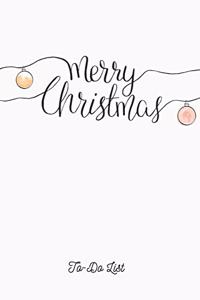 Merry Christmas To-Do List