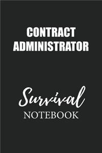 Contract Administrator Survival Notebook