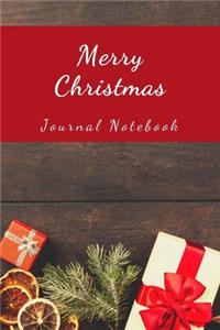 Merry Christmas Journal Notebook