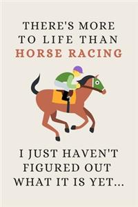There's More To Life Than Horse Racing - I Just Haven't Figured Out What It Is Yet...
