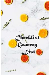 Checklist Grocery List