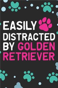 Easily Distracted by Golden Retriever