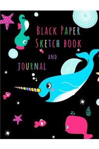 BLACK PAPER Sketch Book and Journal