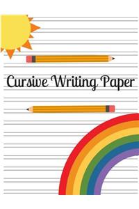 Cursive Writing Paper
