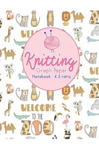 Knitting Graph Paper Notebook - 4