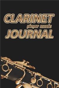Clarinet Player Music Journal