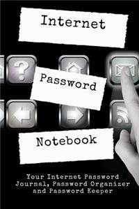 Internet Password Notebook