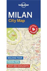 Lonely Planet Milan City Map