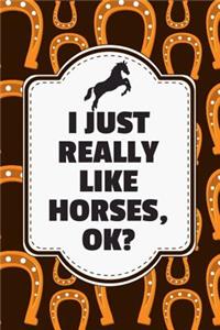 I Just Really Like Horses, Ok?