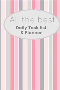 All the Best Daily Task List & Planner