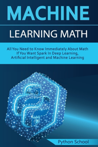 Machine Learning Math All You Need to Know Immediately About Math If You Want Spark In Deep Learning, Artificial Intelligent and Machine Learning
