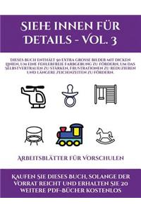 Arbeitsblätter für Vorschulen