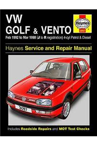 VW Golf and Vento Service and Repair Manual
