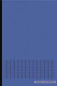 Everyday Journal Notebook - Graph Paper (Blue Cover)