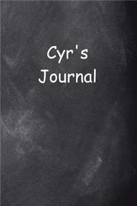 Cyr Personalized Name Journal Custom Name Gift Idea Cyr