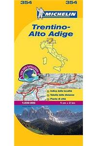 Trentino - Michelin Local Map 354