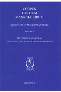 Dictionary of Manichaean Texts. Volume II