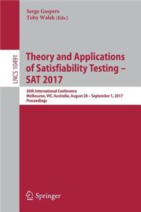 Theory and Applications of Satisfiability Testing - SAT 2017