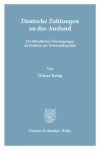 Deutsche Zahlungen an Das Ausland